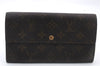 Auth LOUIS VUITTON Monogram Pochette Porte Monnaie Credit Wallet M61725 LV 7032C