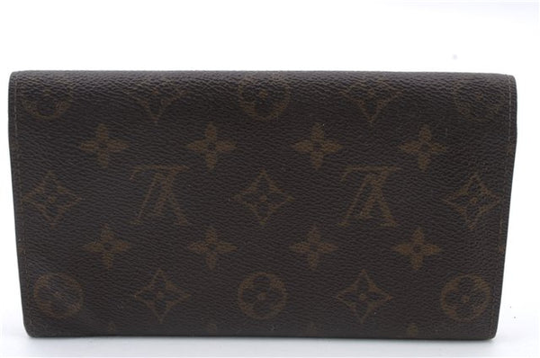 Auth LOUIS VUITTON Monogram Pochette Porte Monnaie Credit Wallet M61725 LV 7032C