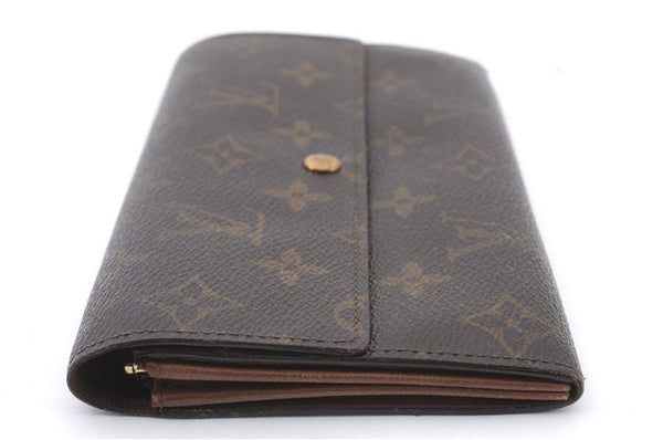 Auth LOUIS VUITTON Monogram Pochette Porte Monnaie Credit Wallet M61725 LV 7032C