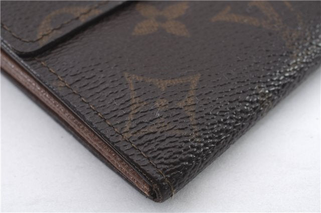 Auth LOUIS VUITTON Monogram Pochette Porte Monnaie Credit Wallet M61725 LV 7032C