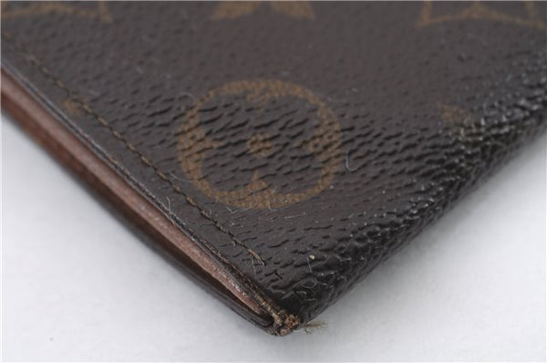 Auth LOUIS VUITTON Monogram Pochette Porte Monnaie Credit Wallet M61725 LV 7032C