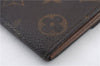 Auth LOUIS VUITTON Monogram Pochette Porte Monnaie Credit Wallet M61725 LV 7032C