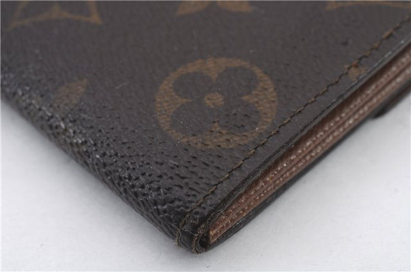 Auth LOUIS VUITTON Monogram Pochette Porte Monnaie Credit Wallet M61725 LV 7032C