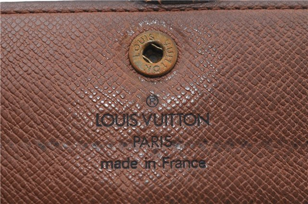 Auth LOUIS VUITTON Monogram Pochette Porte Monnaie Credit Wallet M61725 LV 7032C