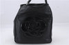 Authentic CHANEL Calf Skin Enamel Camellia Shoulder Tote Bag Purse Black 7032D