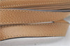 Authentic GUCCI Hand Bag Purse GG PVC Leather 264210 White Brown 7033C