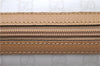 Authentic GUCCI Hand Bag Purse GG PVC Leather 264210 White Brown 7033C