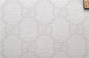 Authentic GUCCI Hand Bag Purse GG PVC Leather 264210 White Brown 7033C