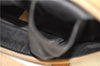 Authentic GUCCI Hand Bag Purse GG PVC Leather 264210 White Brown 7033C
