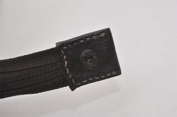 Authentic GUCCI GG Crystal Abbey Shoulder Tote Bag PVC Leather Brown 7033I