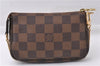 Authentic Louis Vuitton Damier Mini Pochette Accessoires Pouch N58009 LV 7034D