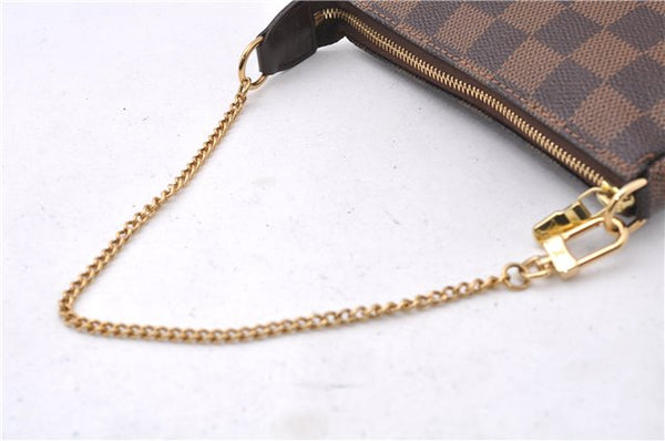 Authentic Louis Vuitton Damier Mini Pochette Accessoires Pouch N58009 LV 7034D