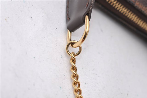 Authentic Louis Vuitton Damier Mini Pochette Accessoires Pouch N58009 LV 7034D