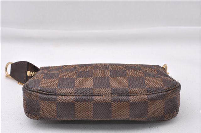 Authentic Louis Vuitton Damier Mini Pochette Accessoires Pouch N58009 LV 7034D