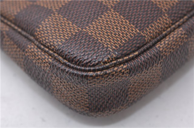 Authentic Louis Vuitton Damier Mini Pochette Accessoires Pouch N58009 LV 7034D