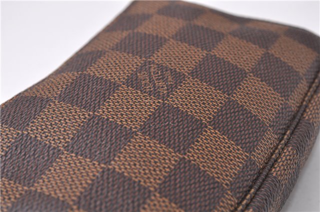 Authentic Louis Vuitton Damier Mini Pochette Accessoires Pouch N58009 LV 7034D