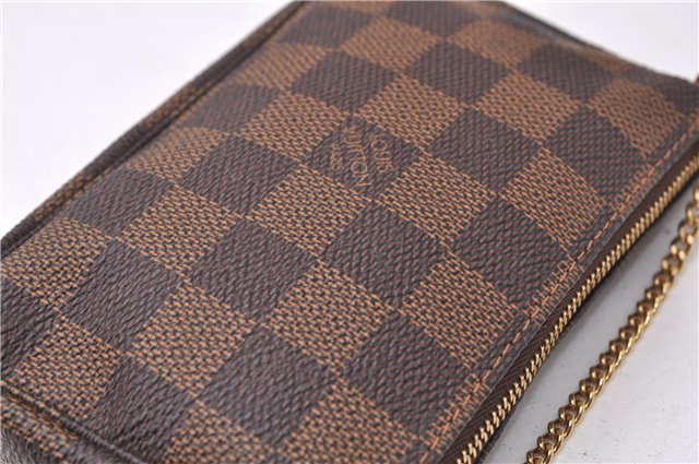 Authentic Louis Vuitton Damier Mini Pochette Accessoires Pouch N58009 LV 7034D