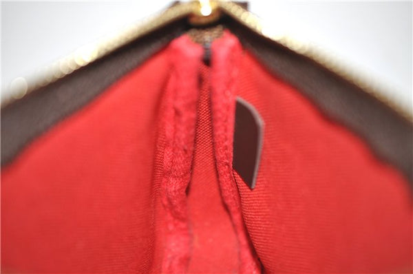 Authentic Louis Vuitton Damier Mini Pochette Accessoires Pouch N58009 LV 7034D