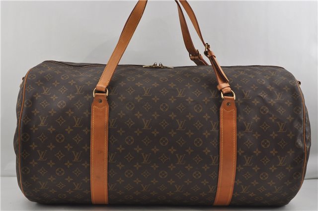 Authentic Louis Vuitton Monogram Sac Polochon 2Way Boston Bag M41222 LV 7036D