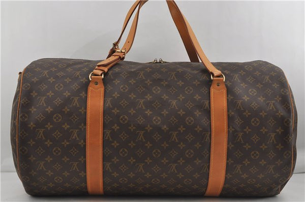 Authentic Louis Vuitton Monogram Sac Polochon 2Way Boston Bag M41222 LV 7036D