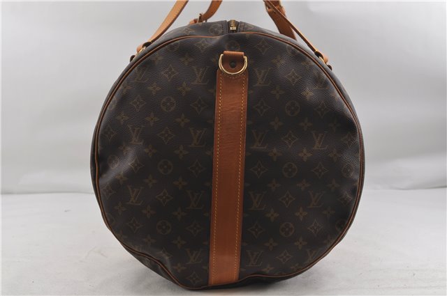 Authentic Louis Vuitton Monogram Sac Polochon 2Way Boston Bag M41222 LV 7036D
