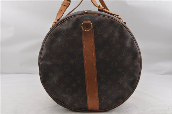 Authentic Louis Vuitton Monogram Sac Polochon 2Way Boston Bag M41222 LV 7036D