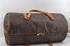Authentic Louis Vuitton Monogram Sac Polochon 2Way Boston Bag M41222 LV 7036D