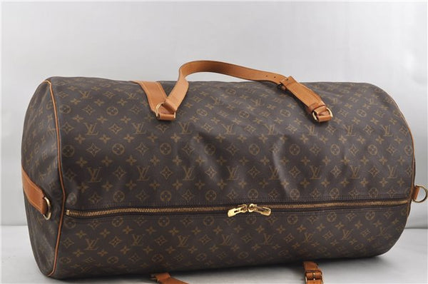 Authentic Louis Vuitton Monogram Sac Polochon 2Way Boston Bag M41222 LV 7036D