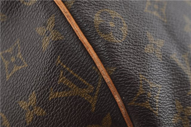 Authentic Louis Vuitton Monogram Sac Polochon 2Way Boston Bag M41222 LV 7036D