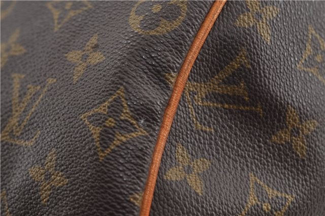 Authentic Louis Vuitton Monogram Sac Polochon 2Way Boston Bag M41222 LV 7036D