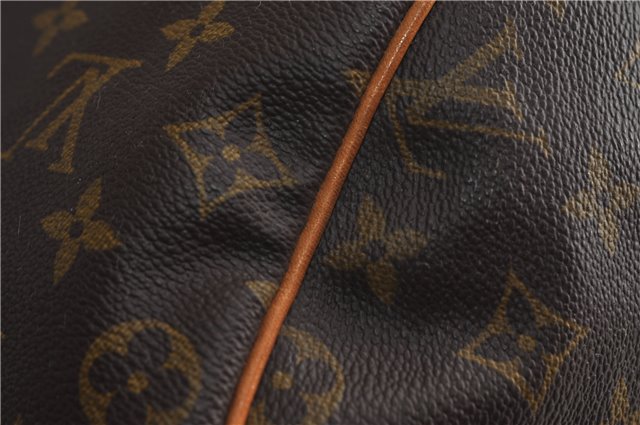 Authentic Louis Vuitton Monogram Sac Polochon 2Way Boston Bag M41222 LV 7036D
