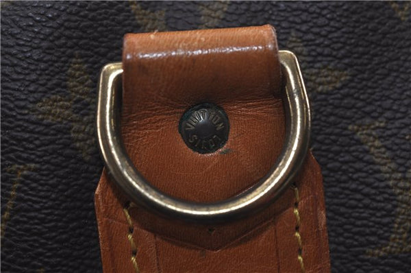 Authentic Louis Vuitton Monogram Sac Polochon 2Way Boston Bag M41222 LV 7036D