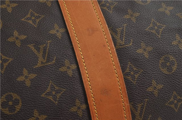 Authentic Louis Vuitton Monogram Sac Polochon 2Way Boston Bag M41222 LV 7036D