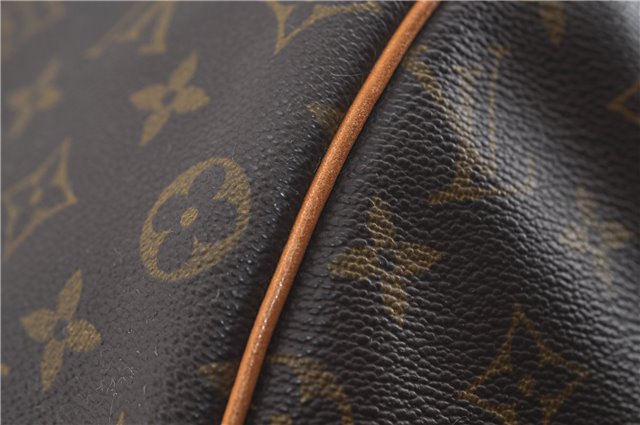 Authentic Louis Vuitton Monogram Sac Polochon 2Way Boston Bag M41222 LV 7036D