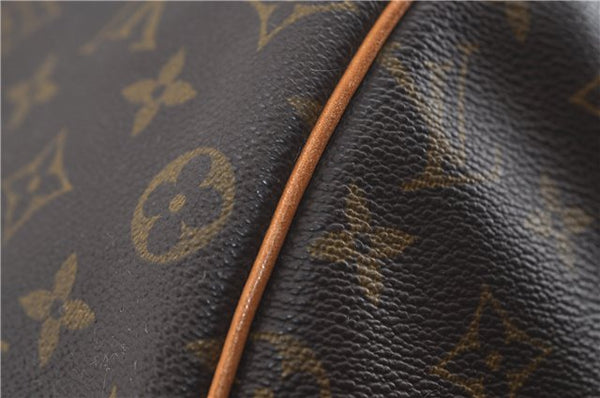 Authentic Louis Vuitton Monogram Sac Polochon 2Way Boston Bag M41222 LV 7036D