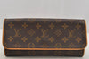 Authentic Louis Vuitton Monogram Pochette Twin GM Shoulder Bag M51852 LV 7036I