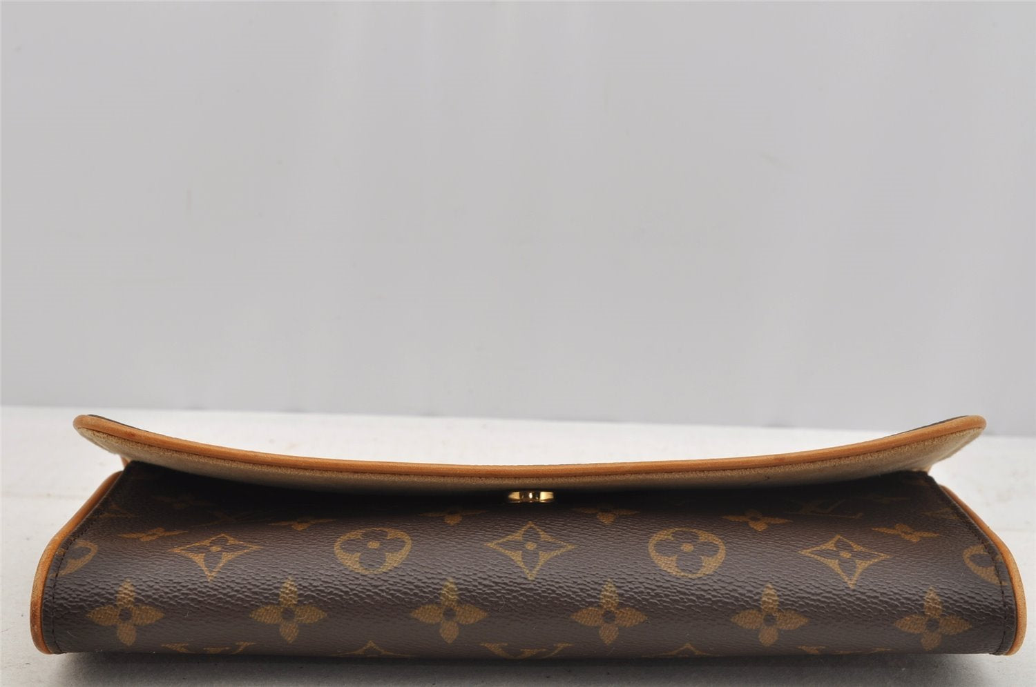 Authentic Louis Vuitton Monogram Pochette Twin GM Shoulder Bag M51852 LV 7036I