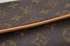 Authentic Louis Vuitton Monogram Pochette Twin GM Shoulder Bag M51852 LV 7036I