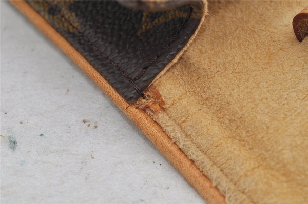 Authentic Louis Vuitton Monogram Pochette Twin GM Shoulder Bag M51852 LV 7036I