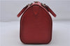 Authentic Louis Vuitton Epi Speedy 25 Hand Boston Bag Red M43017 LV 7037D