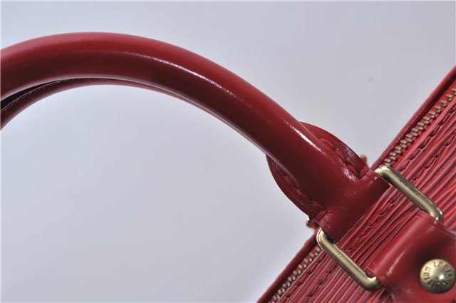 Authentic Louis Vuitton Epi Speedy 25 Hand Boston Bag Red M43017 LV 7037D