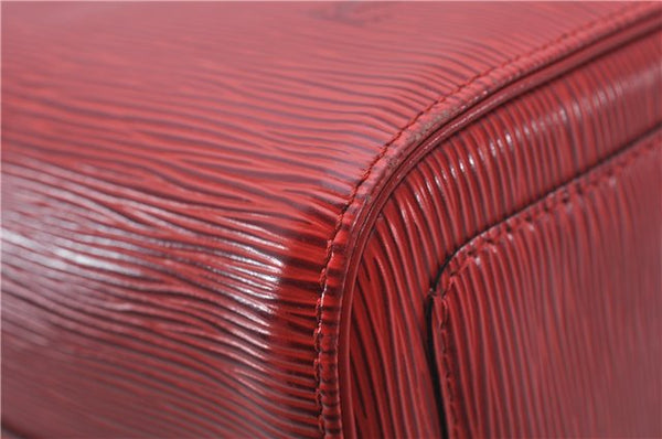 Authentic Louis Vuitton Epi Speedy 25 Hand Boston Bag Red M43017 LV 7037D