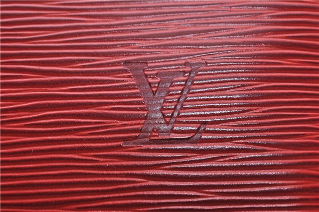 Authentic Louis Vuitton Epi Speedy 25 Hand Boston Bag Red M43017 LV 7037D