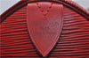 Authentic Louis Vuitton Epi Speedy 25 Hand Boston Bag Red M43017 LV 7037D