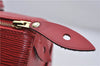 Authentic Louis Vuitton Epi Speedy 25 Hand Boston Bag Red M43017 LV 7037D