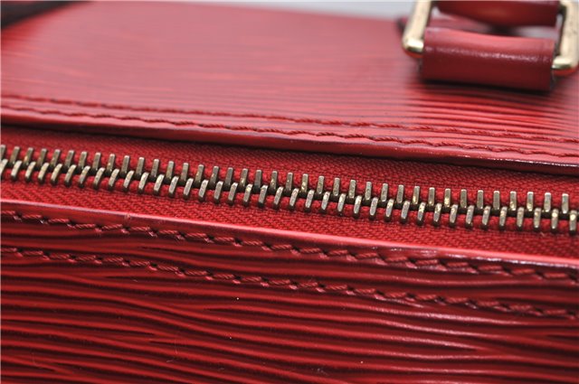Authentic Louis Vuitton Epi Speedy 25 Hand Boston Bag Red M43017 LV 7037D