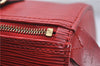 Authentic Louis Vuitton Epi Speedy 25 Hand Boston Bag Red M43017 LV 7037D