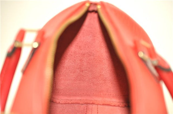 Authentic Louis Vuitton Epi Speedy 25 Hand Boston Bag Red M43017 LV 7037D