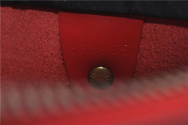 Authentic Louis Vuitton Epi Speedy 25 Hand Boston Bag Red M43017 LV 7037D