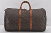 Authentic Louis Vuitton Monogram Keepall 50 Travel Boston Bag M41426 LV 7037I